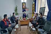 دیدار سرپرست جدید و تعدادی از کارکنان شبکه دامپزشکی شیروان با امام جمعه شهرستان 